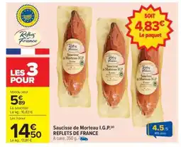 Carrefour Saucisse de Morteau I.G.P offre