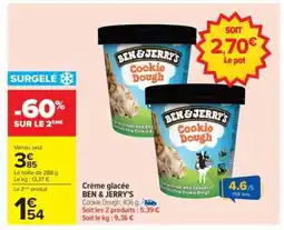 Carrefour CREME GLACEE BEN & JERRY'S offre