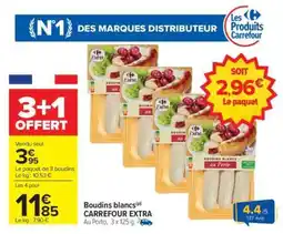 Carrefour Boudins blancs CARREFOUR EXTRA offre