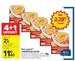 Carrefour Plat cuisiné CARREFOUR EXTRA offre