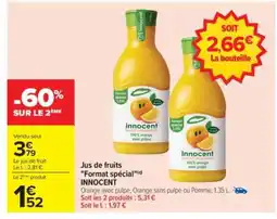 Carrefour Jus de fruits Format spécial offre