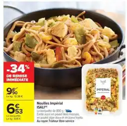 Carrefour Nouilles Imperial Isali offre