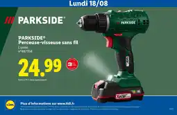 Lidl Parkside perceuse-visseuse sans fil offre