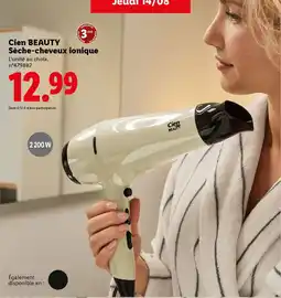 Lidl Cien beauty sèche-cheveux ionique offre