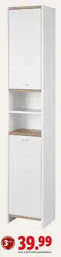 Lidl Livarno home colonne de salle de bain offre