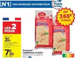 Carrefour Carrefour - emmental offre