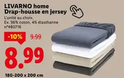 Lidl LIVARNO Drap-housse en jersey offre