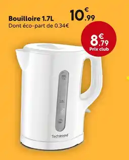Maxi Bazar TECHWOOD Bouilloire 1.7L offre