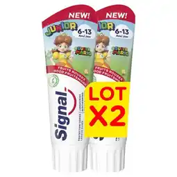 Carrefour SIGNAL Dentifrice pour enfants Lot de 2 offre