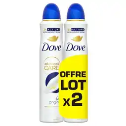 Carrefour DOVE Déodorant atomiseur Lot de 2 offre