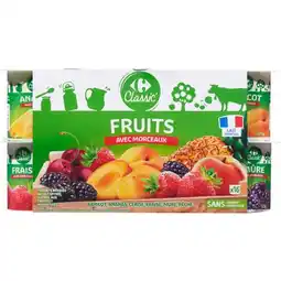 Carrefour CARREFOUR CLASSIC' Yaourts aux fruits offre