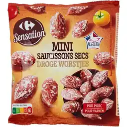 Carrefour CARREFOUR SENSATION Mini saucissons secs offre