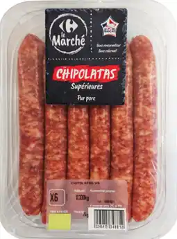 Carrefour CARREFOUR LE MARCHÉ SUR TOUTES LES GRILLADES, BROCHETTES ET SAUCISSES offre