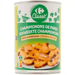 Carrefour CARREFOUR CLASSIC' Champignons de Paris offre