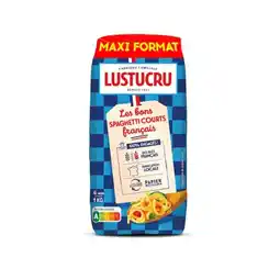 Carrefour LUSTUCRU Spaghetti courts Maxi format offre