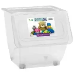 Carrefour CARREFOUR HOME Boîte plastique empliable 36L offre