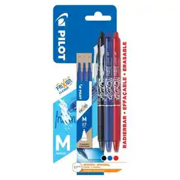 Carrefour PILOT 3 rollers Frixion clicker + 3 recharges offre