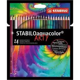 Carrefour STABILO 24 crayons de couleur aquarellables Arty offre