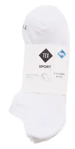 Carrefour TEX SPORT SUR TOUTES LES CHAUSSETTES FEMME offre