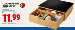 Lidl Livarno home boîte à tiroir offre