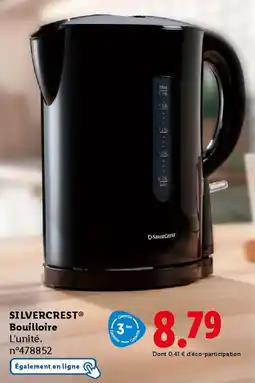 Lidl Silvercrest bouilloire offre