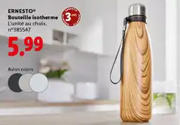 Lidl Ernesto bouteille isotherme 3 offre