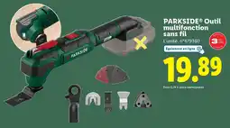 Lidl Parkside outil multifonction sans fil offre