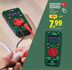 Lidl Parkside multimètre numérique offre