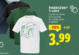 Lidl Parkside t-shirt offre