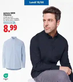 Lidl Esmara men chemise offre