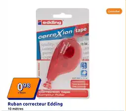 Action Ruban correcteur Edding offre