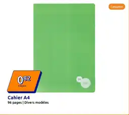 Action Cahier A4 offre