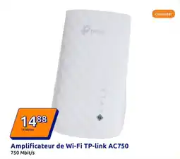 Action Amplificateur de Wi-Fi TP-Link AC750 offre