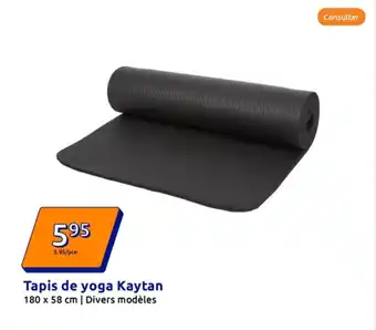 Action Tapis de yoga Kaytan offre