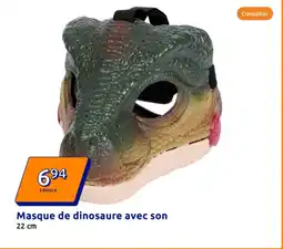 Action Masque de dinosaure avec son offre
