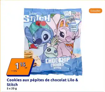 Action Cookies aux pépites de chocolat Lilo & Stitch offre