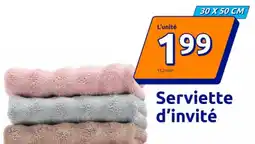 Action Serviette d'invité offre