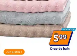Action Drap de bain offre
