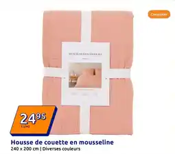 Action Housse de couette en mousseline offre