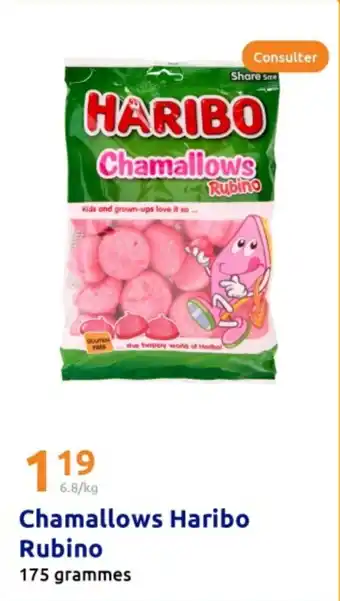 Action Chamallows Haribo Rubino offre