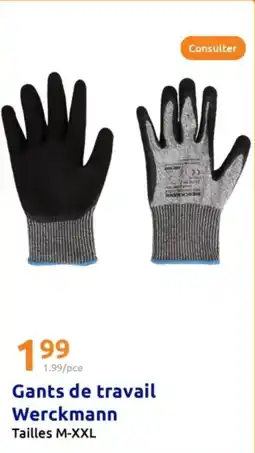 Action Gants de travail Werckmann offre