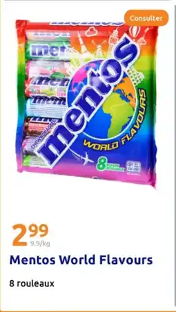 Action Mentos World Flavours offre