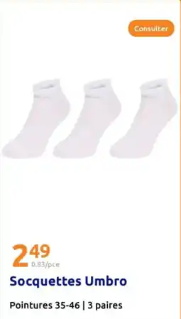 Action Socquettes Umbro offre