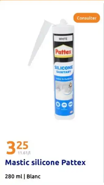 Action Mastic silicone Pattex offre
