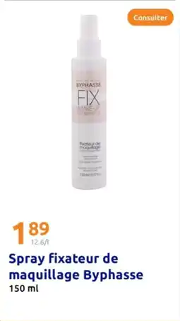 Action Spray fixateur de maquillage Byphasse offre