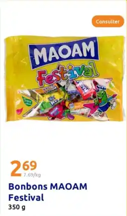 Action Bonbons MAOAM Festival offre