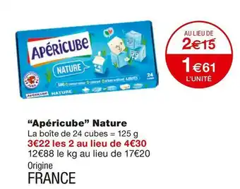 Monoprix Apéricube “apéricube” nature offre