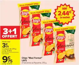 Carrefour Chips "maxi format" lays offre