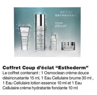 Monoprix Esthederm bon plan sur coffret coup d’éclat de la marque esthederm offre