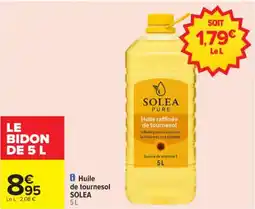 Carrefour Huile de tournesol solea offre